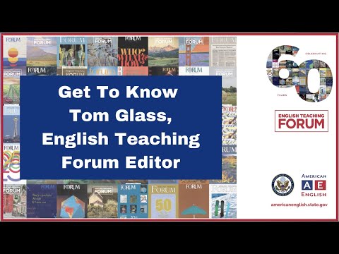 Get To Know the FORUM team: Editor-in-Chief, Tom Glass