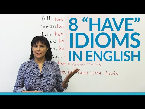 8 Idioms with “HAVE” in English