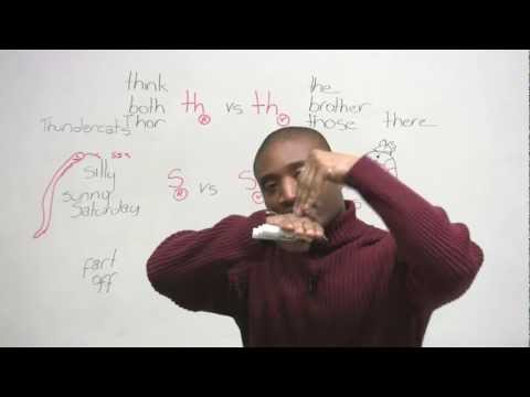 How to pronounce TH, S, F sounds in English