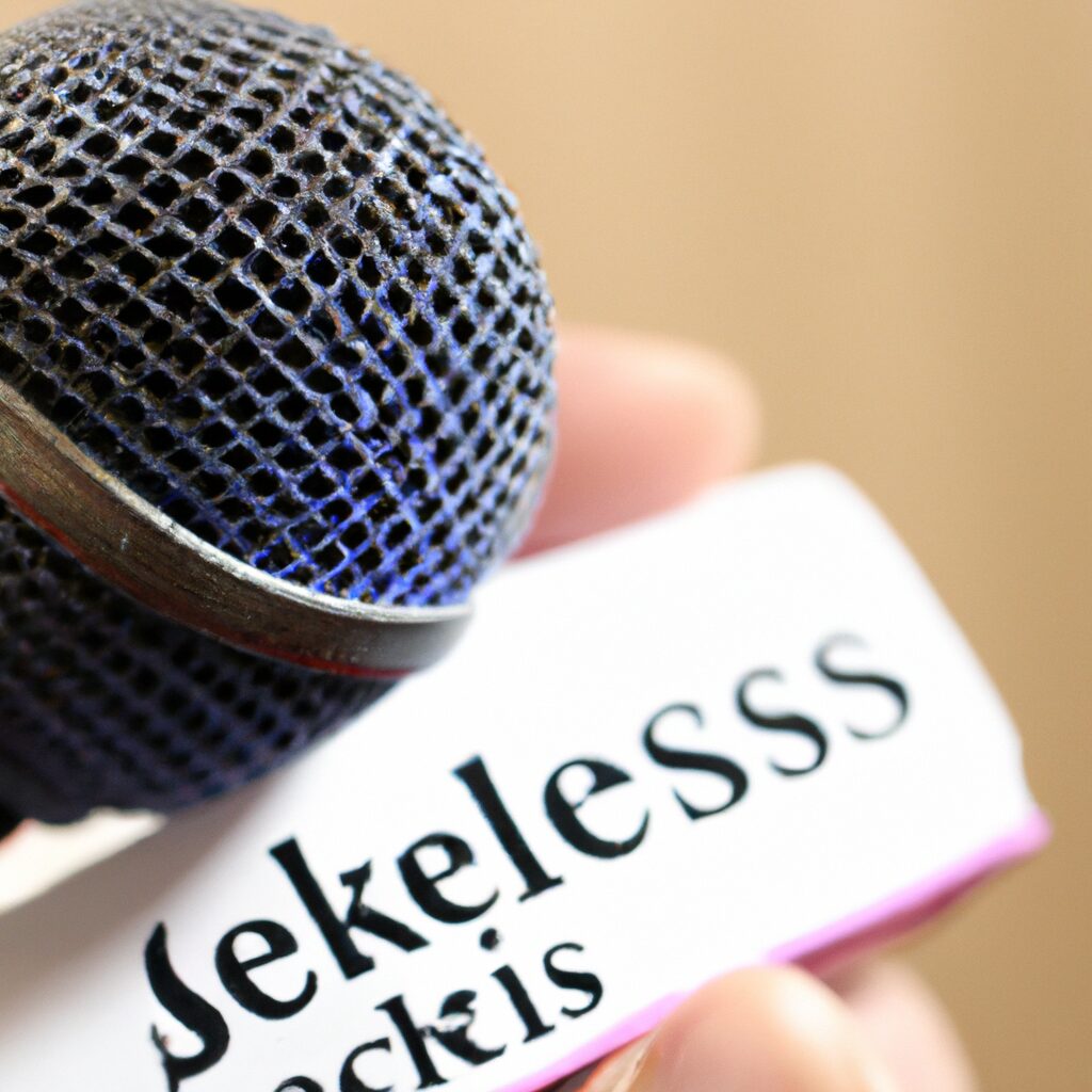 Public speaking skills