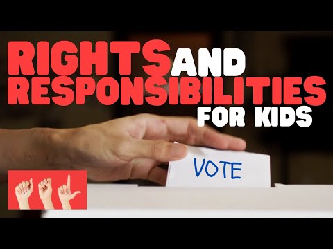 ASL Rights and Responsibilities for Kids