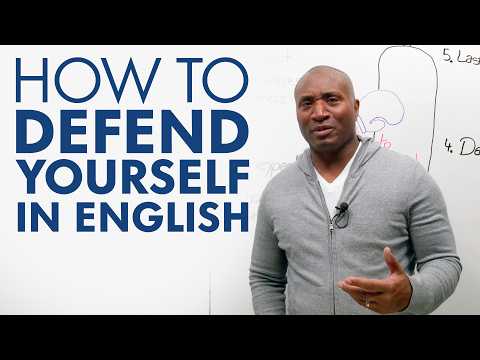 How to Defend Yourself in English
